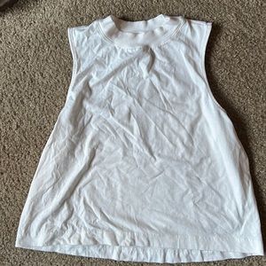 all in motion medium white tank top with wide straps and nice fabric.